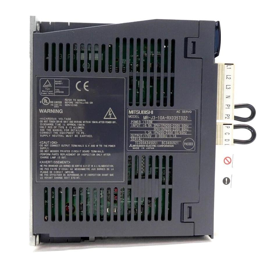 Mitsubishi MR-J3-10A-RX035T022 Servo Motor Driver TEL 040-003996-1 New Surplus