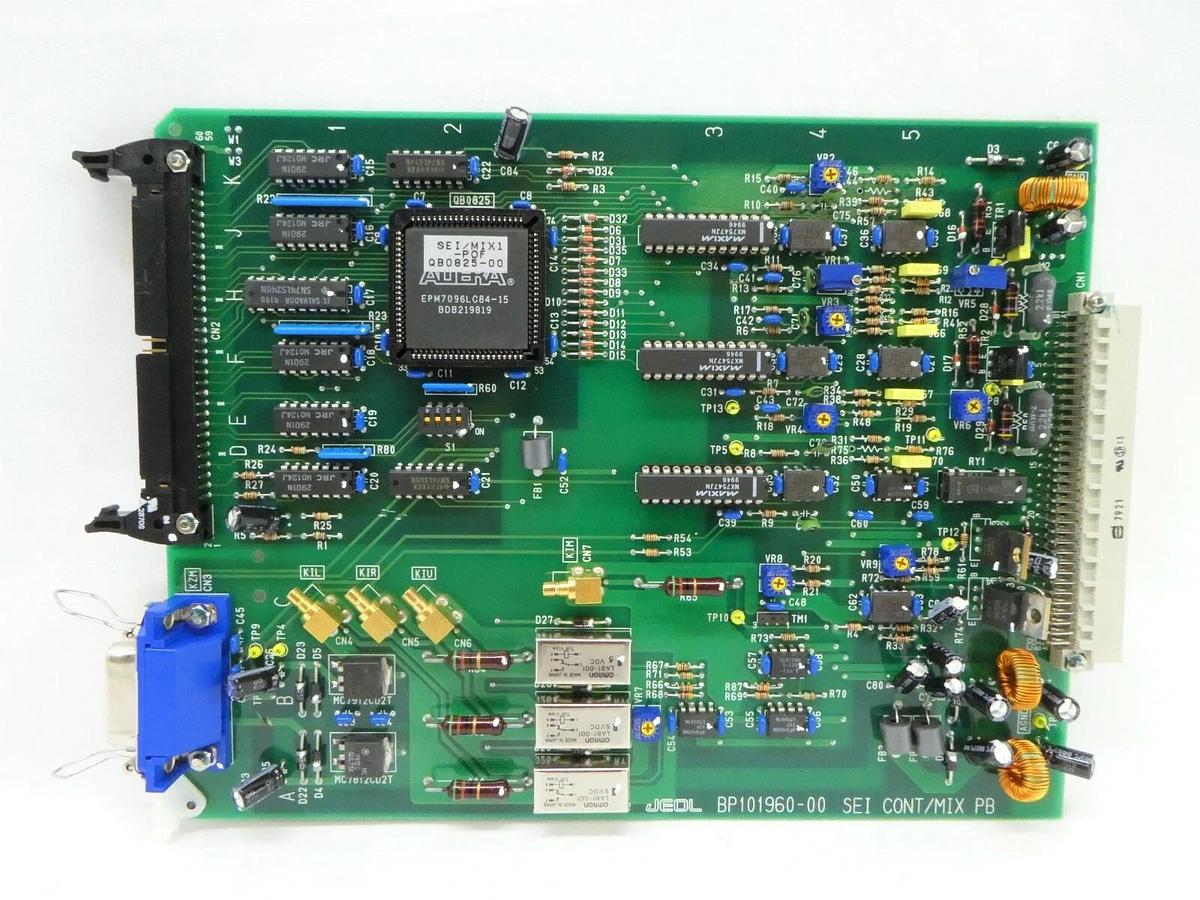Used JEOL BP101960-00 SEI CONT/MIX PB PCB Card JWS-2000 SEM System Working Spare