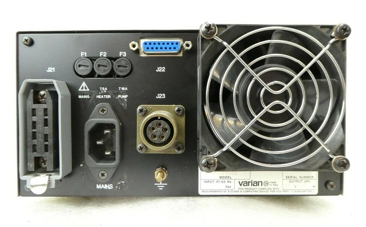 Used Turbo-V 1000 Varian 9699552S006 Turbomolecular Pump Controller Turbo Working