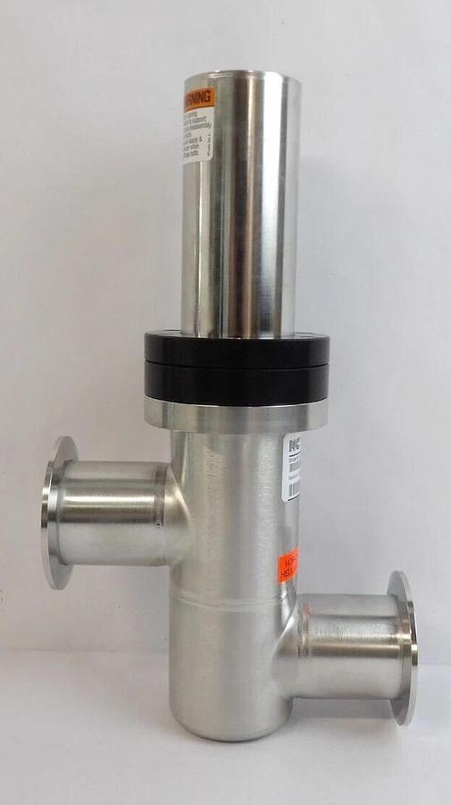 Used Nor-Cal Products 3870-06309 Pneumatic Angle Valve AMAT Working Surplus
