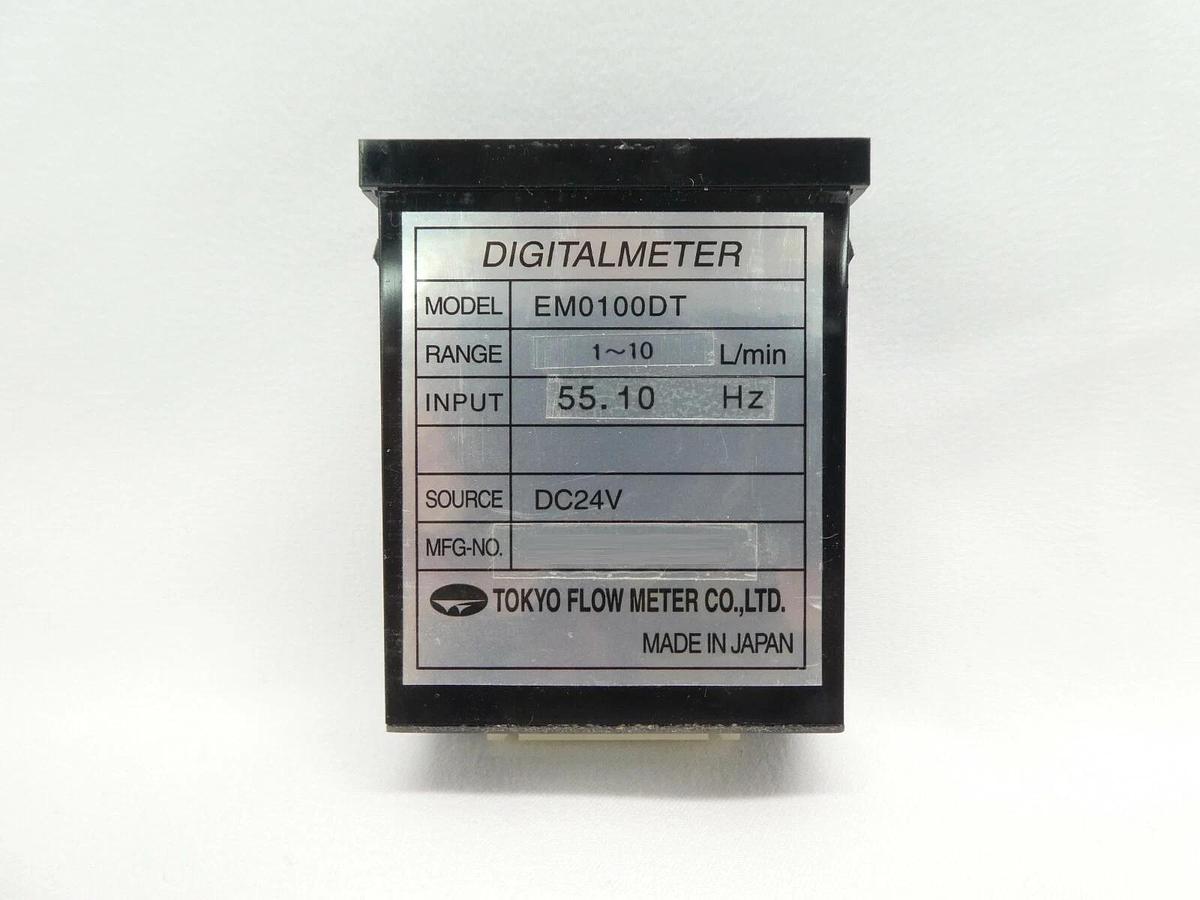 Used Tokyo Flow Meter EM0100DT Digital Meter DIGITALMETER 1~10 L/min Lot of 25 Spare
