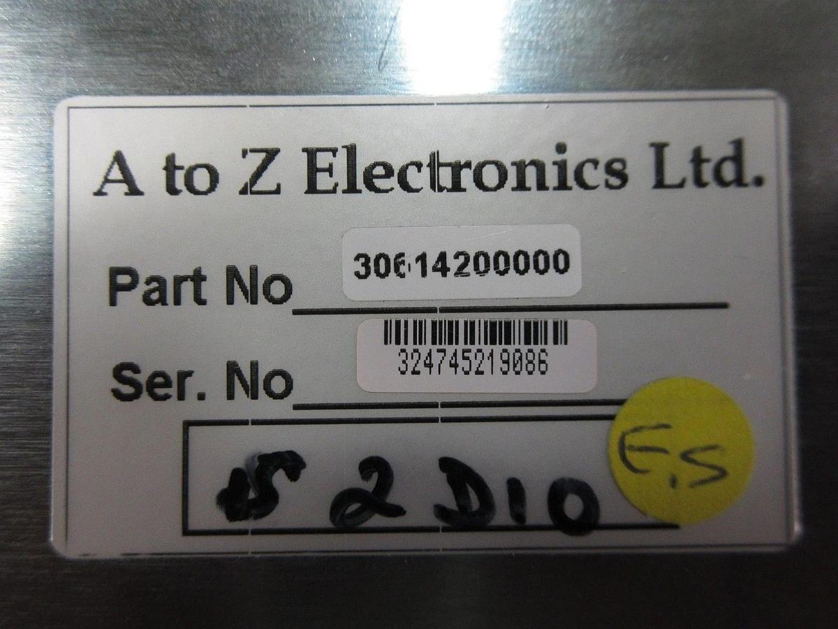 Used A to Z Electronics 30614200000 S2DIO Module with PCB 30614310000 AMAT Used