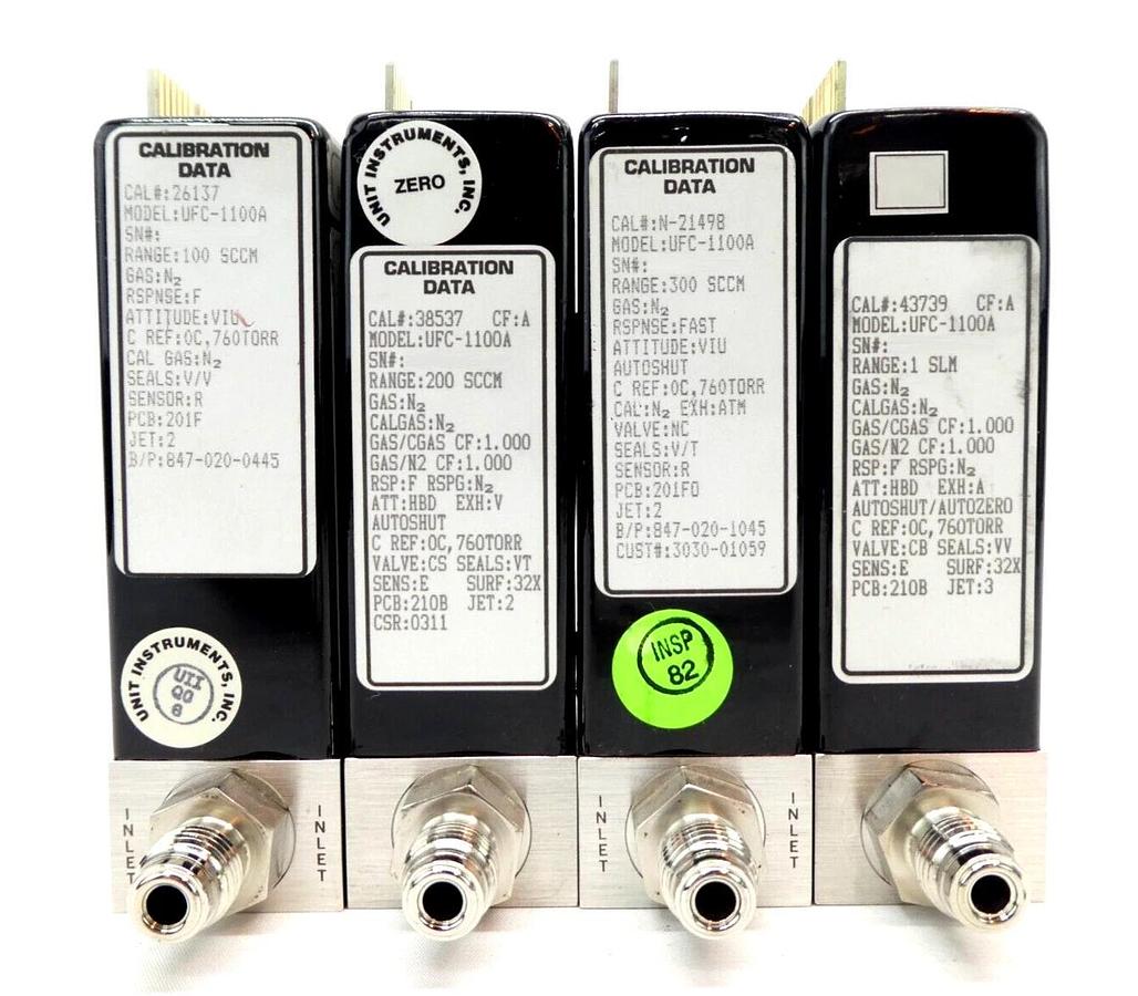 Used UNIT Instruments UFC-1100A Mass Flow Controller MFC N2 CHF3 HCl CF4 Untested