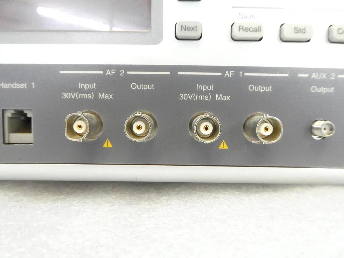 Used Anritsu MT8820C Radio Analyzer GSM W-CDMA CDMA2000 LTE Bent Connectors Spare