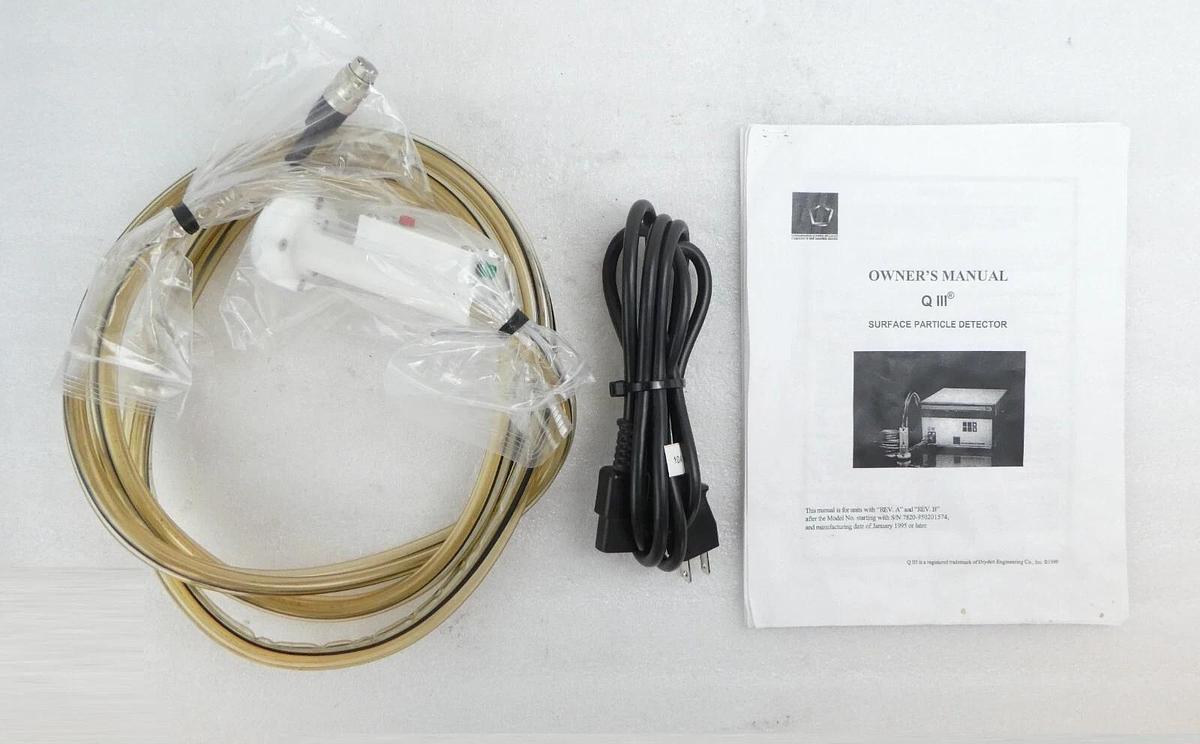 Used Dryden DE3496SPD Surface Particle Detector Counter QIII with 2" Probe Untested