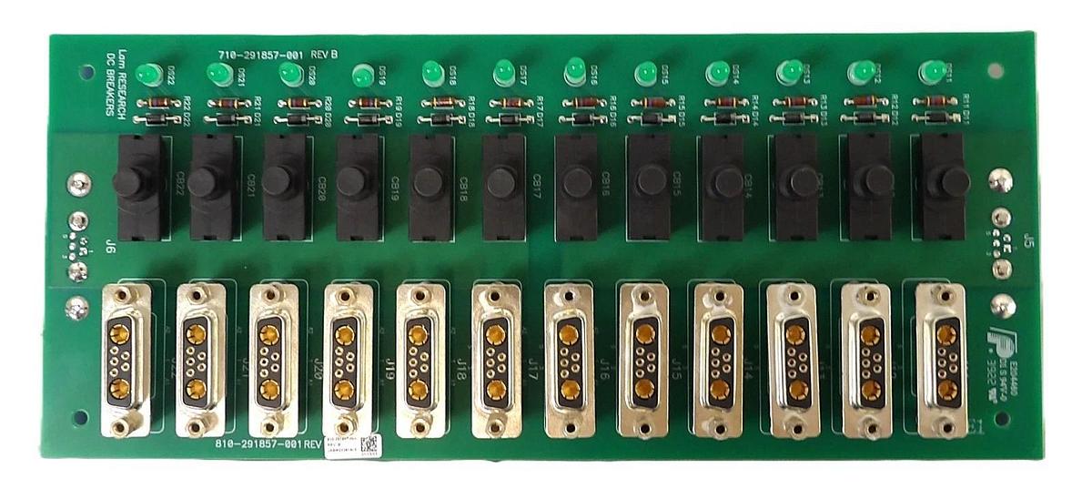 Used Lam Research 810-291857-001 DC Breaker Distribution Board New