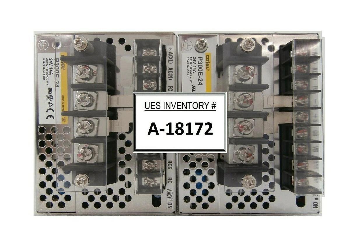 Used Cosel P300E-24 Compact Power Supply Reseller Lot of 2 Working Surplus