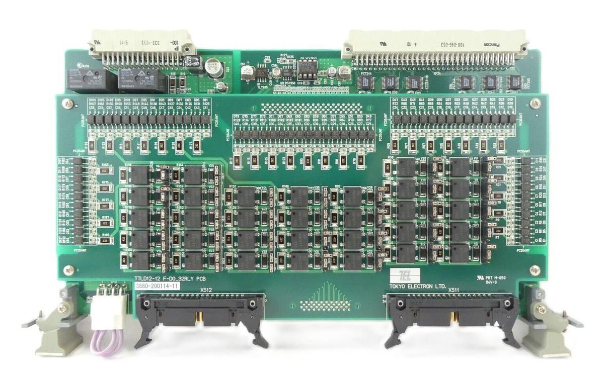 Used TEL Tokyo Electron 3880-200114-11 TTLD12-12 F-DO_32RLY PCB Card 3895-120809-11