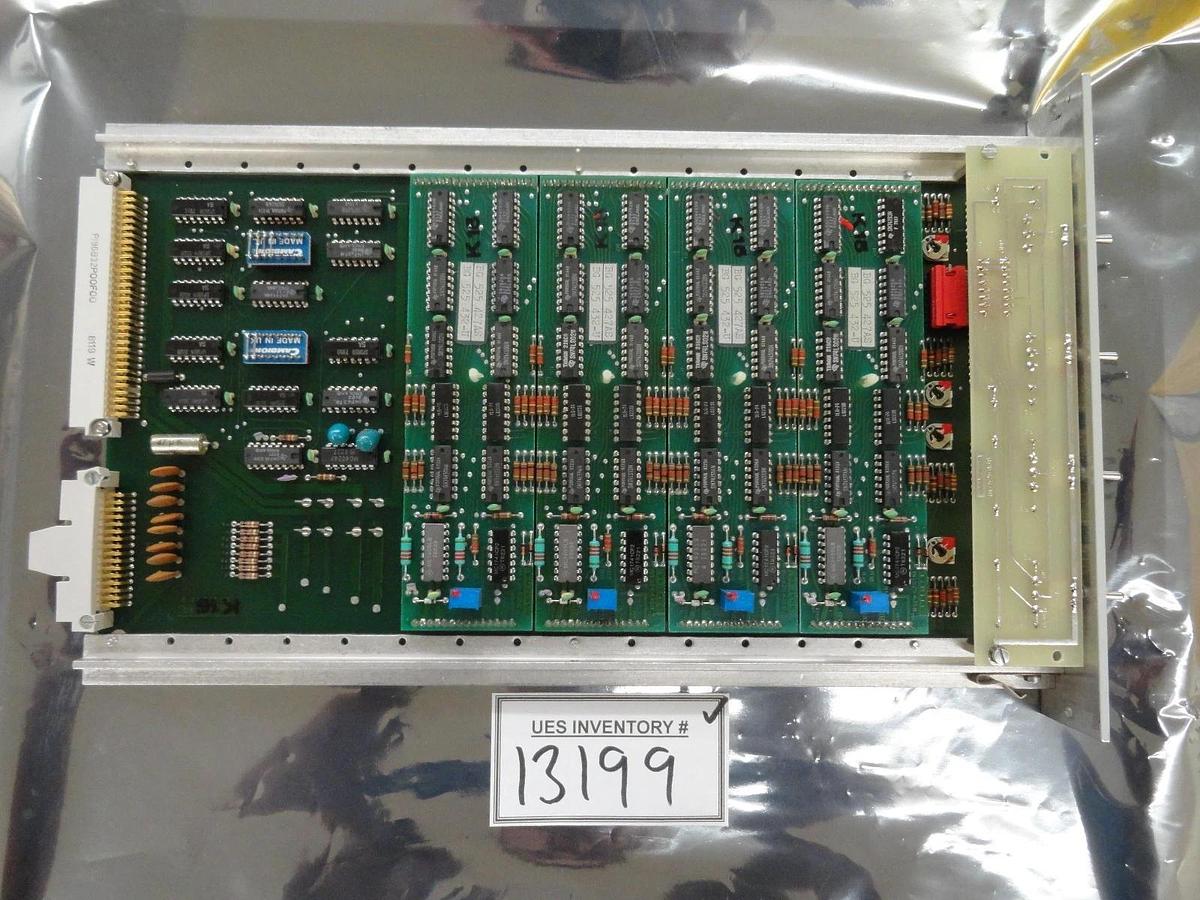 Used Balzers BG 525 473 T 4-Channel Heater DA 101 PCB Card BG 525 424 T Used Working