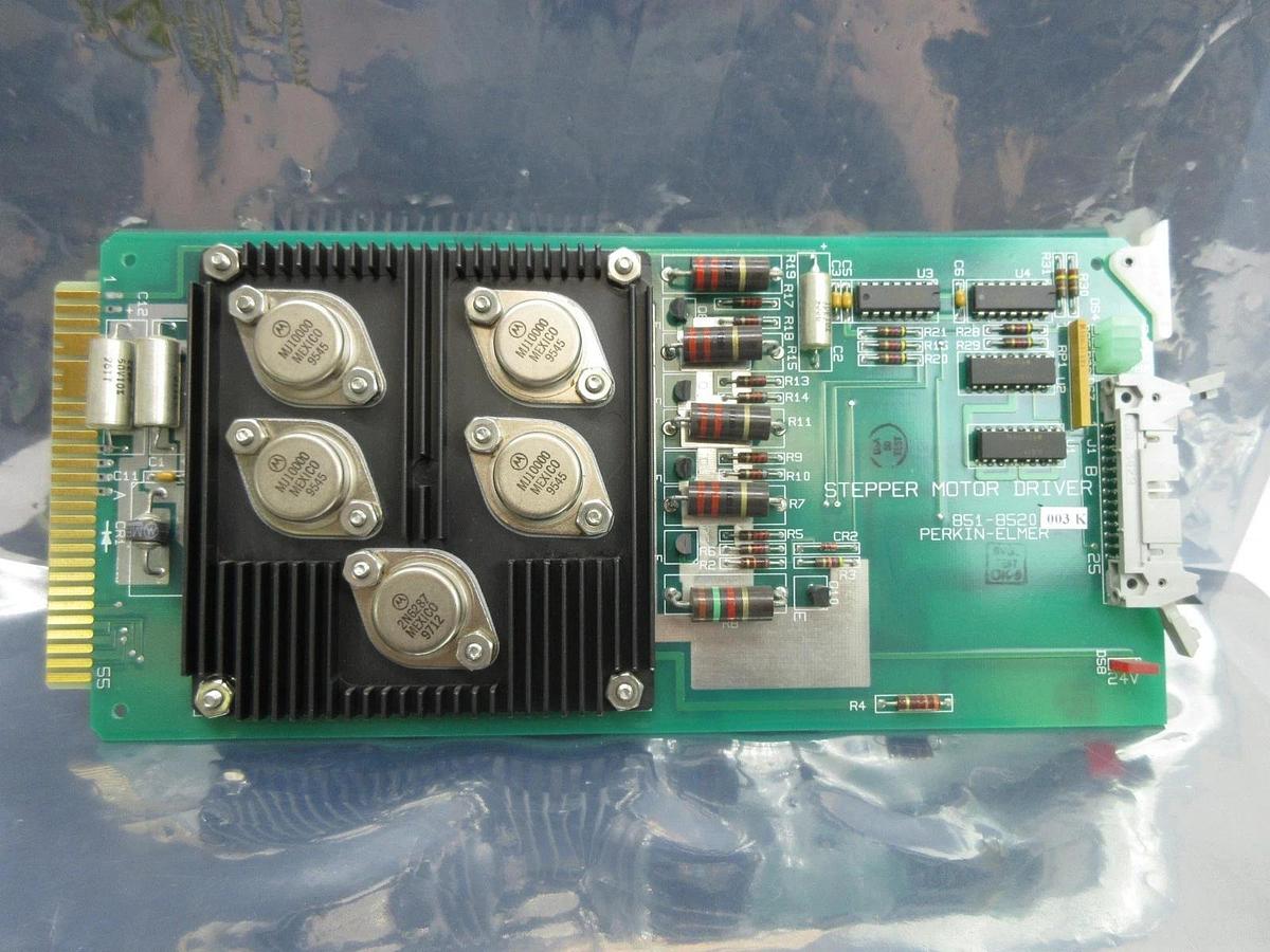 Used Perkin-Elmer 851-8520-003 Stepper Motor Driver PCB Card Rev. K SVG 90S Used