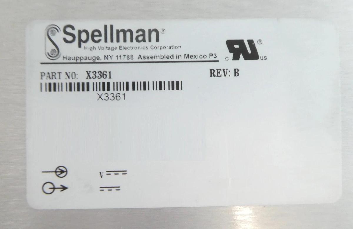 Used Spellman X3361 High Voltage Powe Supply AB Sciex Reseller Lot of 3 Working