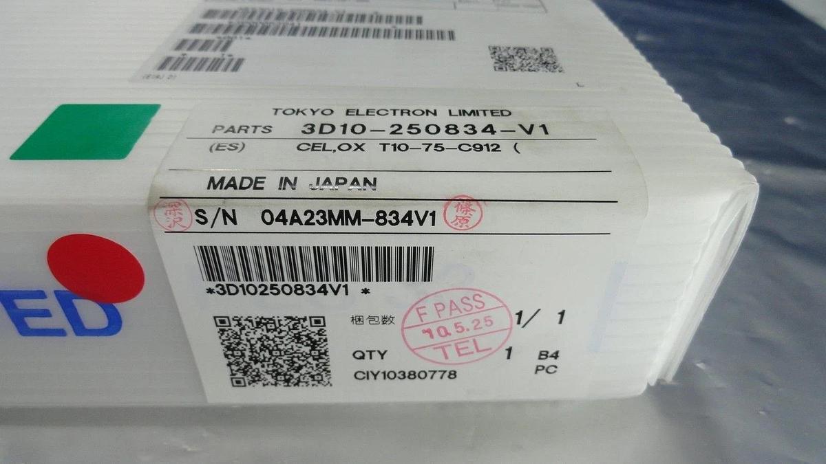 TEL Tokyo Electron 3D10-250834-V1 Shower Plate CEL OX T10-75-C912 New Surplus
