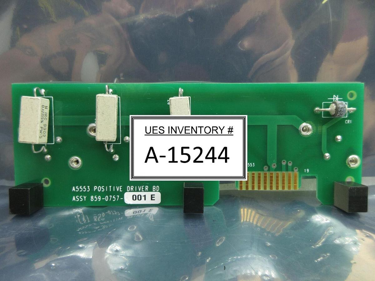 Used SVG Silicon Valley Group 859-0757-001 Positive Driver Board PCB Card A5553 Spare