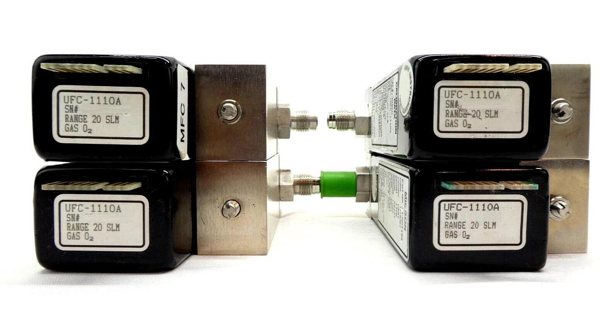 Used UNIT Instruments UFC-1110A Mass Flow Controller MFC UFC-1110 20 SLM O2 Lot of 20