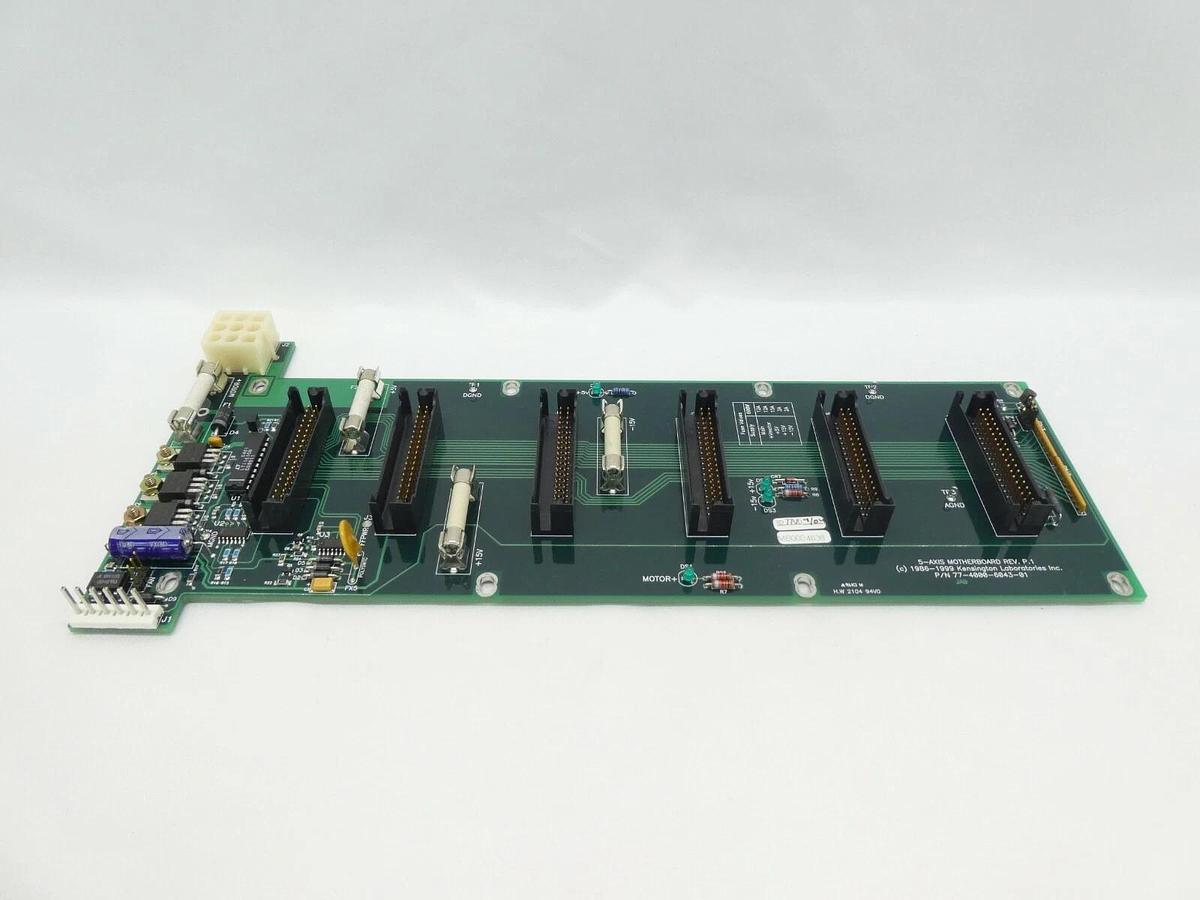 Used Kensington Laboratories 77-4000-6043-01 5-Axis Motherboard PCB Rev. P.1 Working