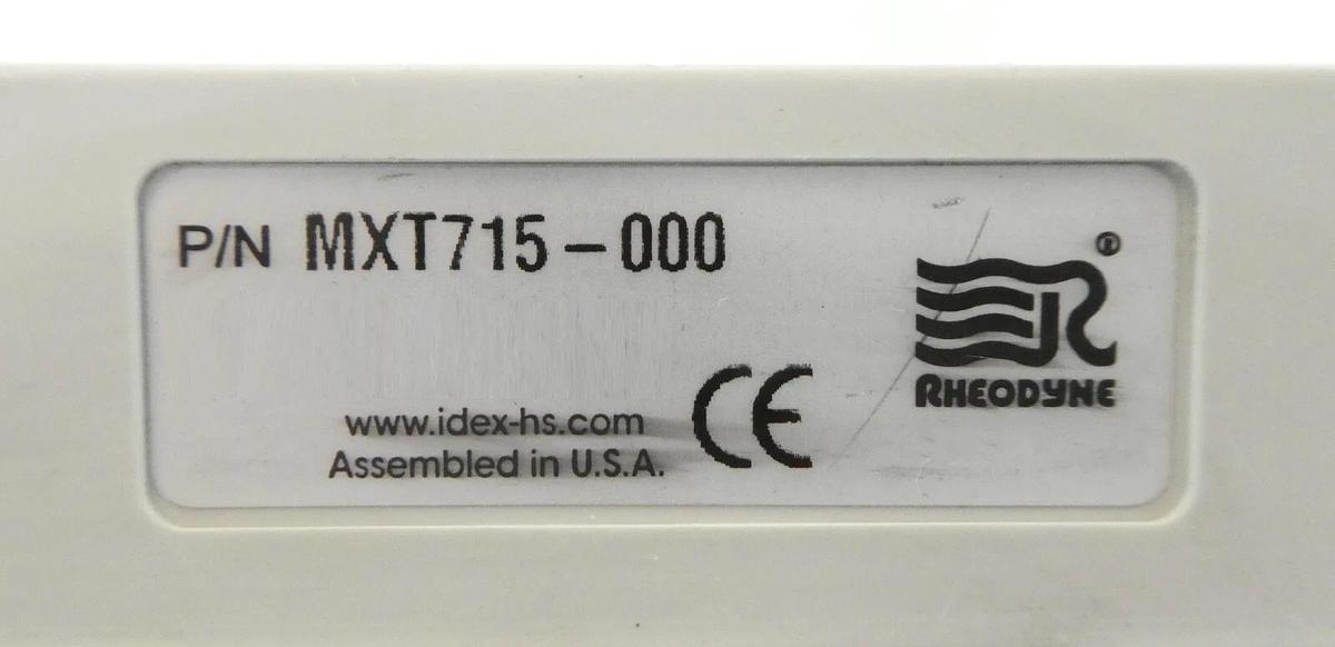 Used Rheodyne MXT715-000 6-Port UltraLife Switching Valve Reseller Lot of 2 Surplus
