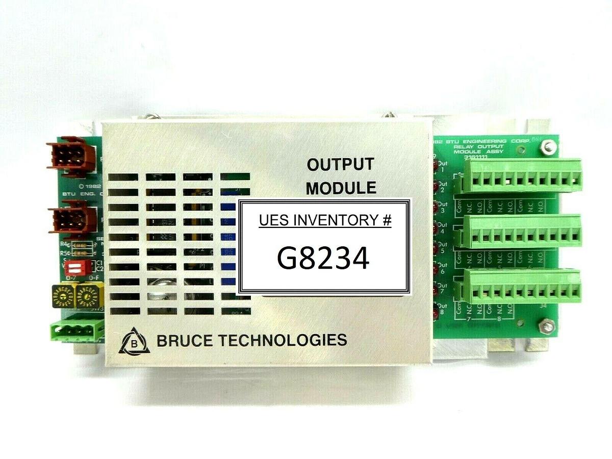 Used Bruce Technologies 9760131 Output Module PCB Assembly BTU 3161111 3161081 As-Is