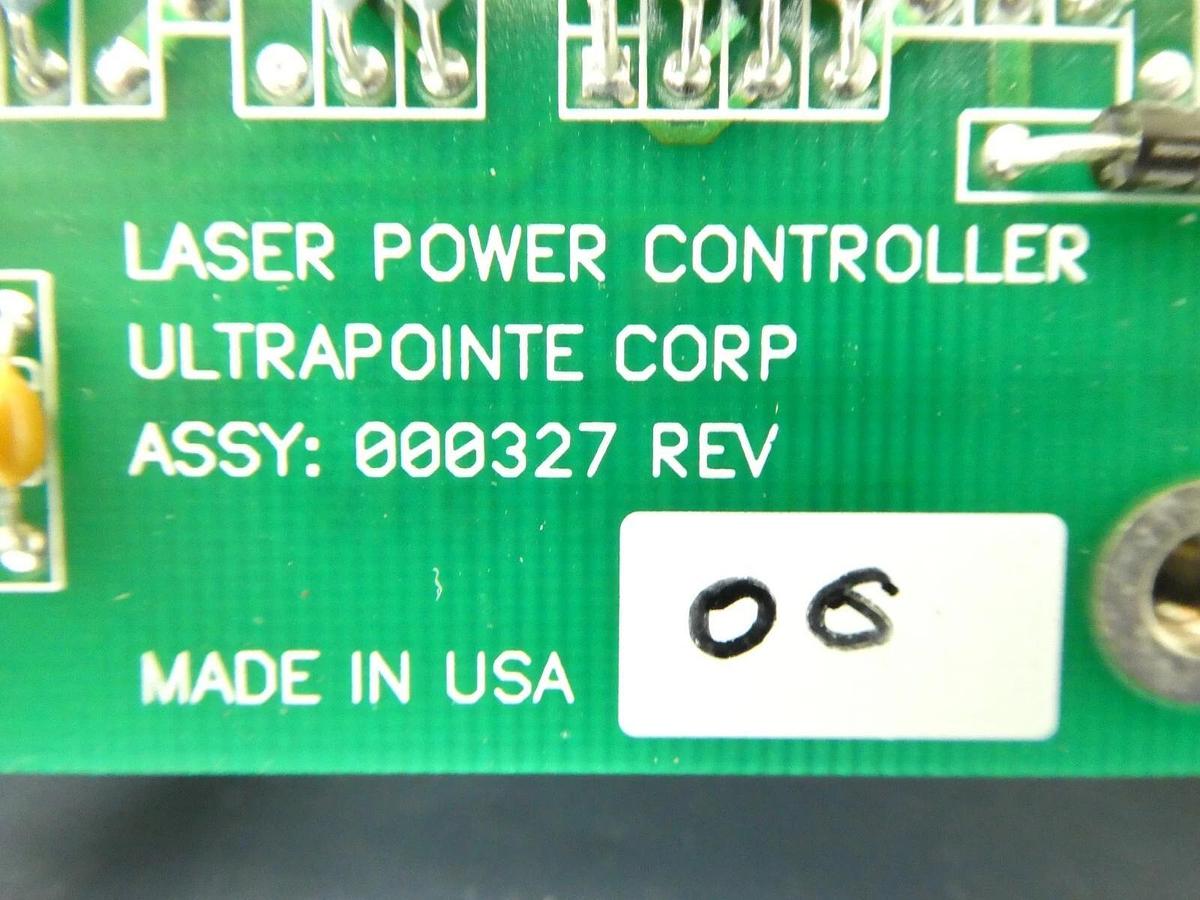 Used Ultrapointe 500 Interlock Panel Laser Power Controller PCB 000327 TP Working