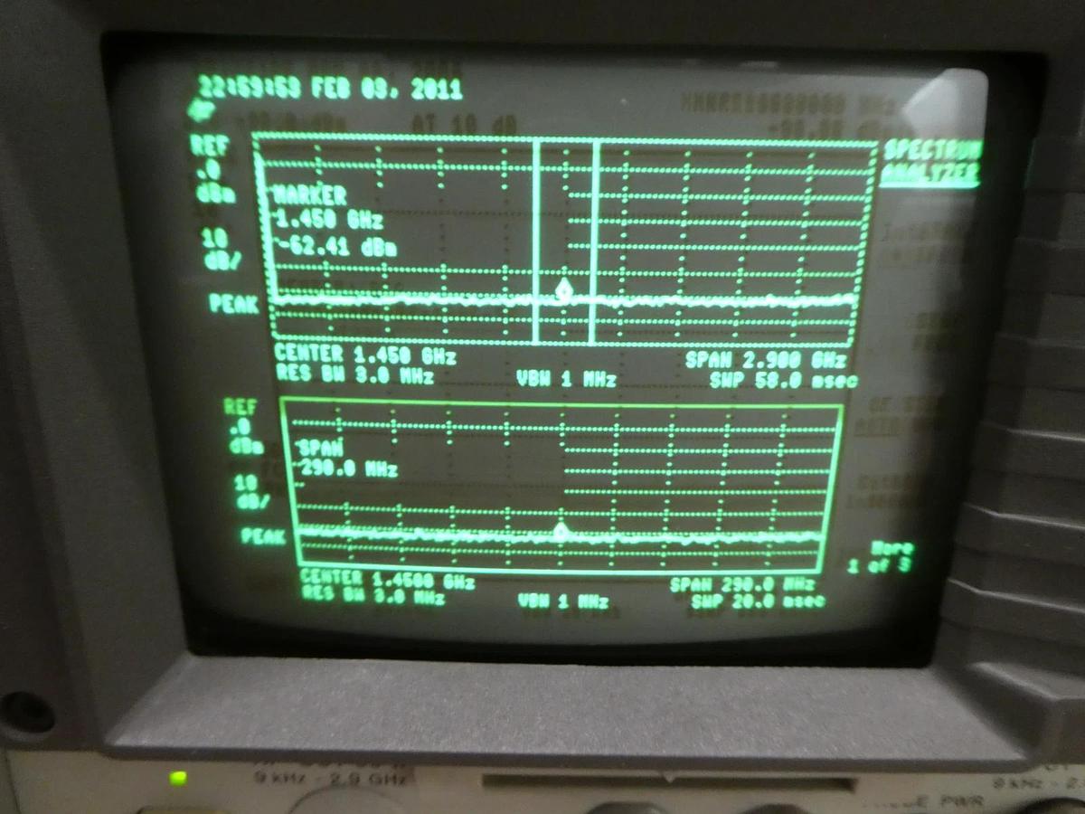 Used HP Hewlett-Packard 8594E 9kHz-2.9GHz Spectrum Analyzer Spare Surplus