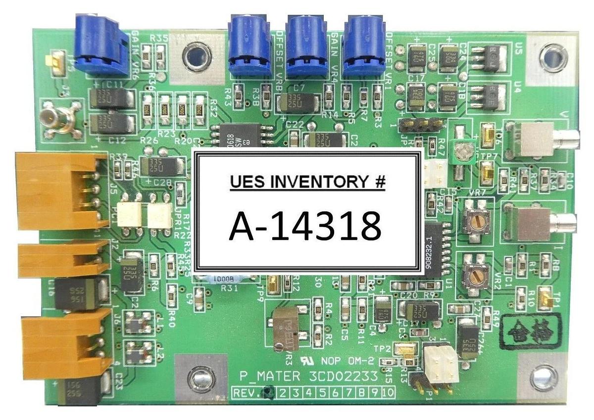 Used Hitachi Kokusai Denki 3CD02233 Adjustment Board PCB P_MATER Mikro Sonic Working