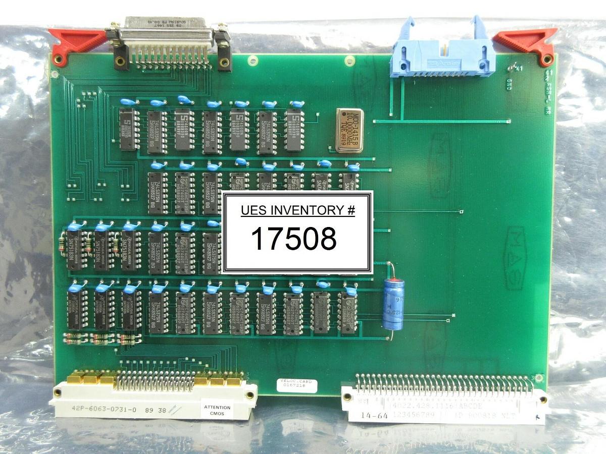 Used ASML 4022.428.11160 Velocity Control PCB Card 4022.428.1116 PAS 5000/2500 Used