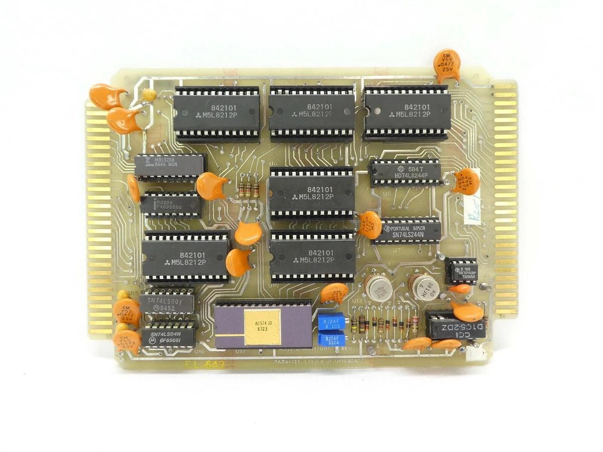 Used Varian Semiconductor VSEA D-H0117001 Parallel I/O Interface PCB H0117001 Rev. F