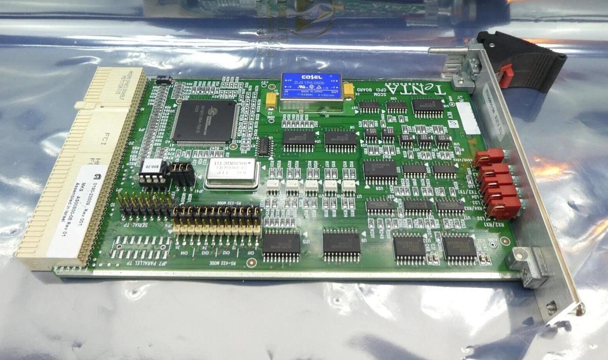 Used MKS Instruments TeNTA AS00800-08 Quad Serial PCB Card AMAT 0190-23509 Working