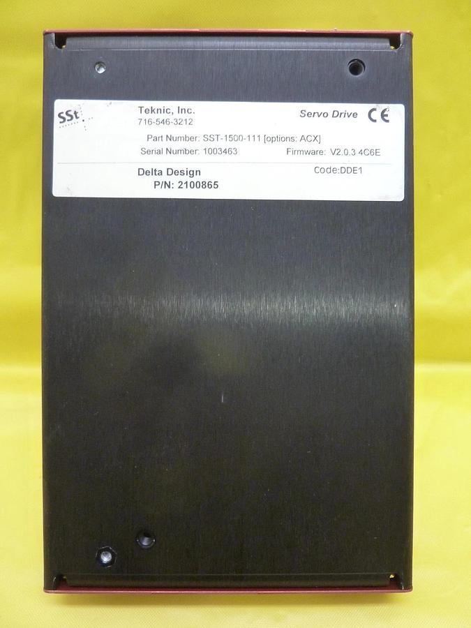 Used Teknic SST-1500-111 Servo Drive SSt ServoStepper Delta Design 2100865 Used