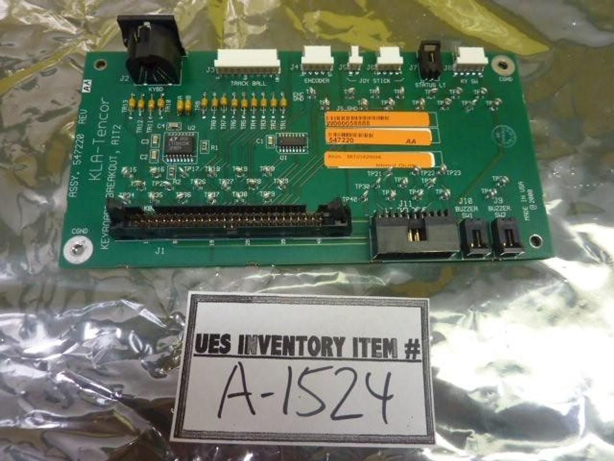 Used KLA-Tencor 547220 Keyboard Breakout AIT2 Board PCB Rev. AA Used Working
