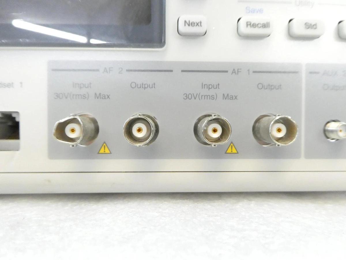 Used Anritsu MT8820A Radio Communication Analyzer 30MHz-2.7GHz Bent Connectors Spare