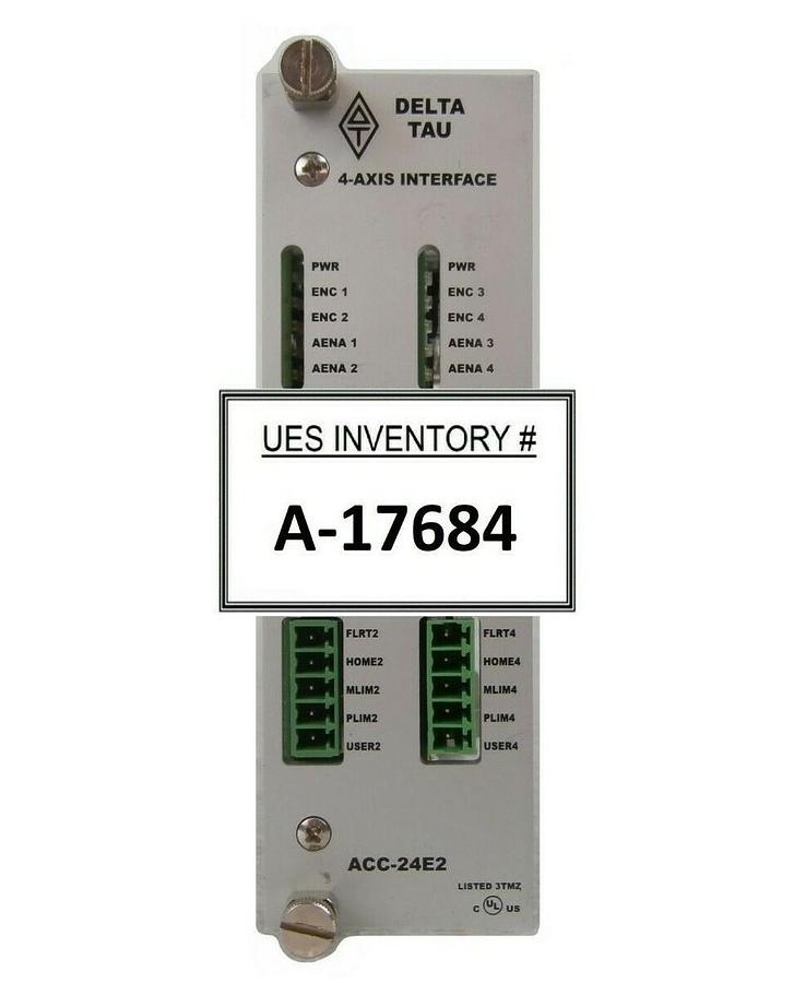 Used Delta Tau 603397-108 4-Axis Interface PCB Card ACC-24E2 603581-101 Working Spare
