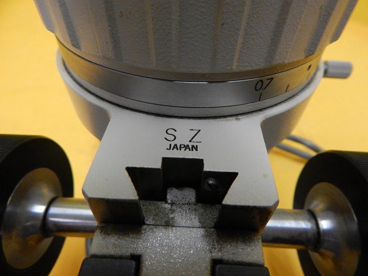 Used Olympus SZ Stereoscopic Zoom Microscope Head 0.7-4X G20X Support Block Used