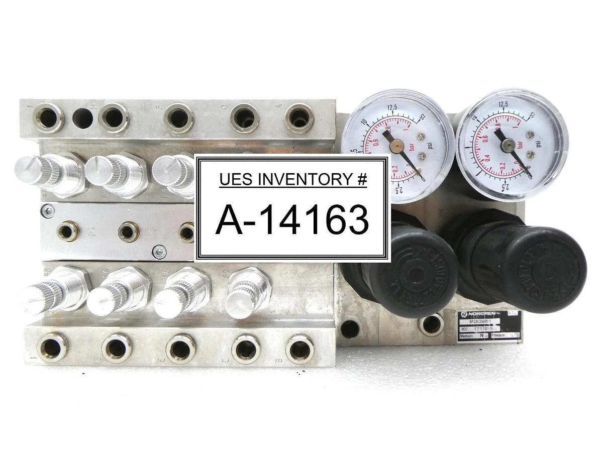 Used Norgren SPGB/35085/1 Pneumatic Manifold E28705037 Edwards TPU Used Working