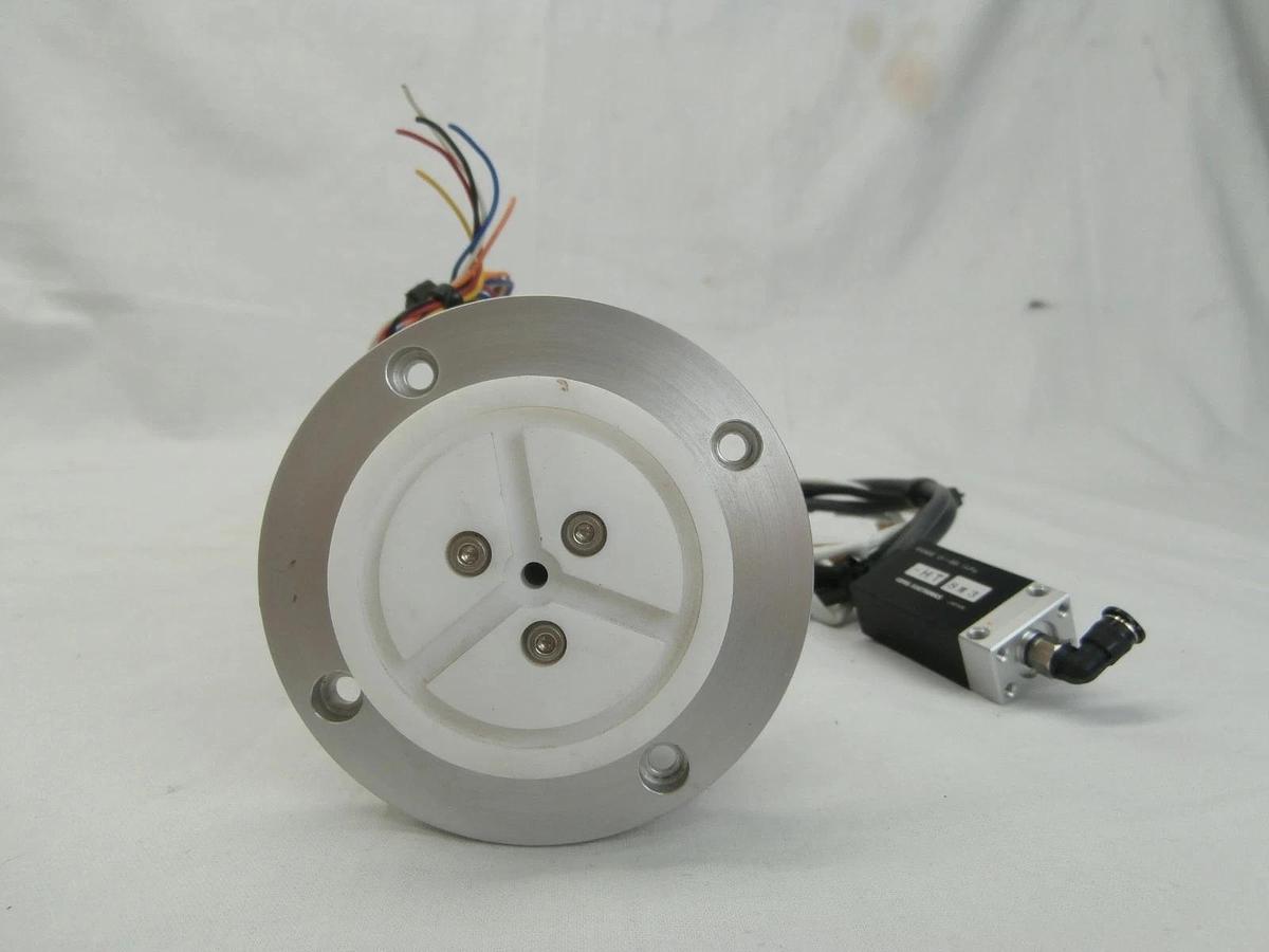 Used Hitachi MP090 Wafer Alignment Unit Motor Assembly w/Chuck RM2424D M-712E Working
