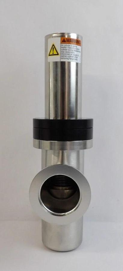 Used Nor-Cal Products 3870-06309 Pneumatic Angle Valve AMAT Working Surplus