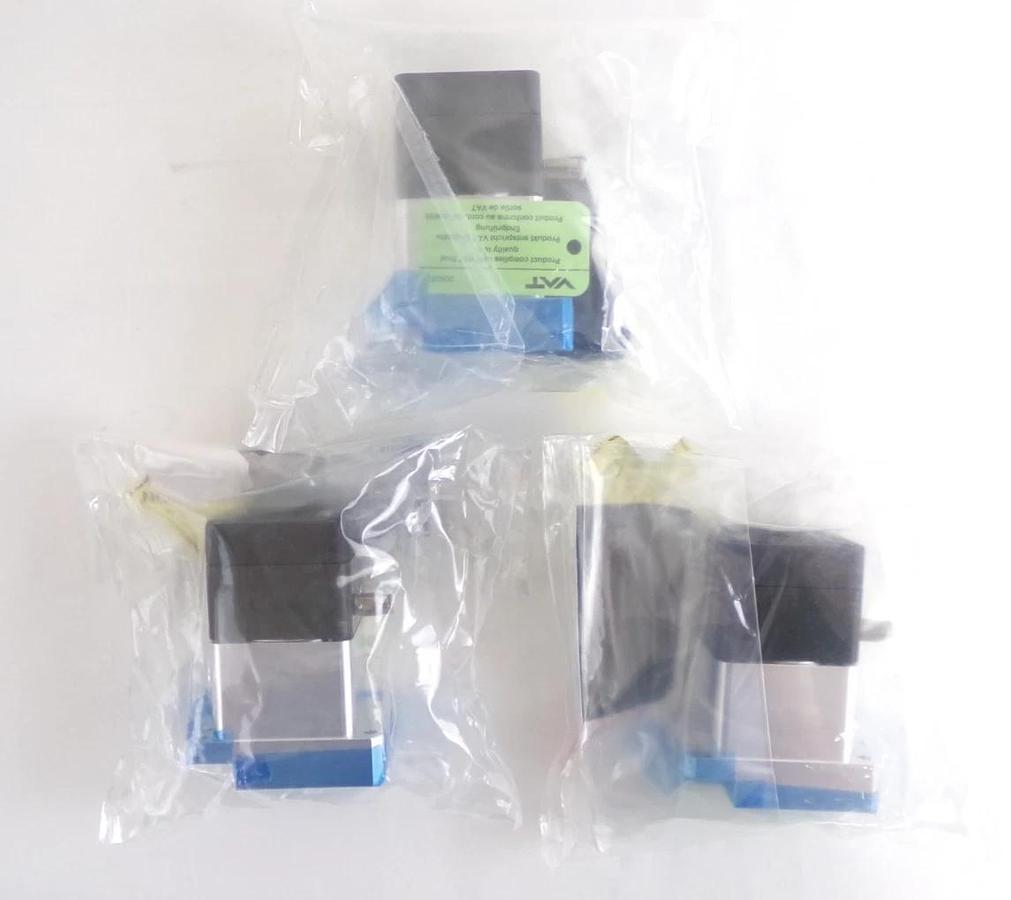 VAT 24428-XA11-BJM1 Vacuum Angle Valve AMAT 0195-03231 Reseller Lot of 3 New