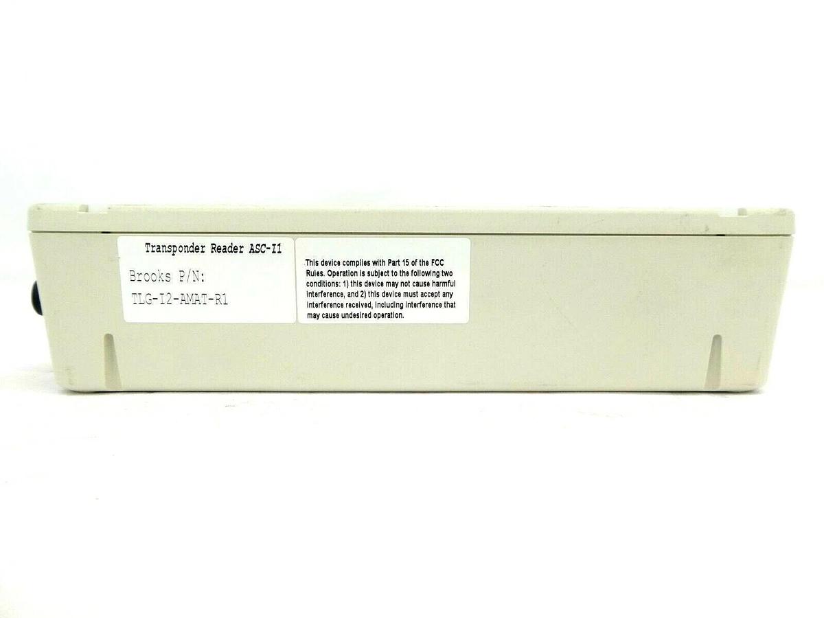 Used Brooks Automation TLG-I2-AMAT-R1 Transponder Reader ASC-I1 TLG-RS232 Working