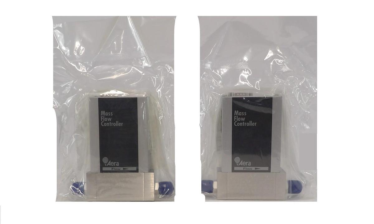 Used Aera TC FC-PA7800C Mass Flow Controller MFC 2 SLM He Lot of 2 New