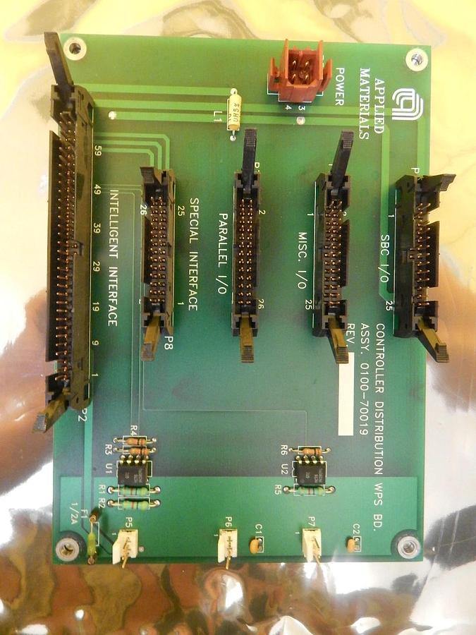 Used AMAT Applied Materials 0100-70019 Controller Distribution WPS PCB P5000 Used