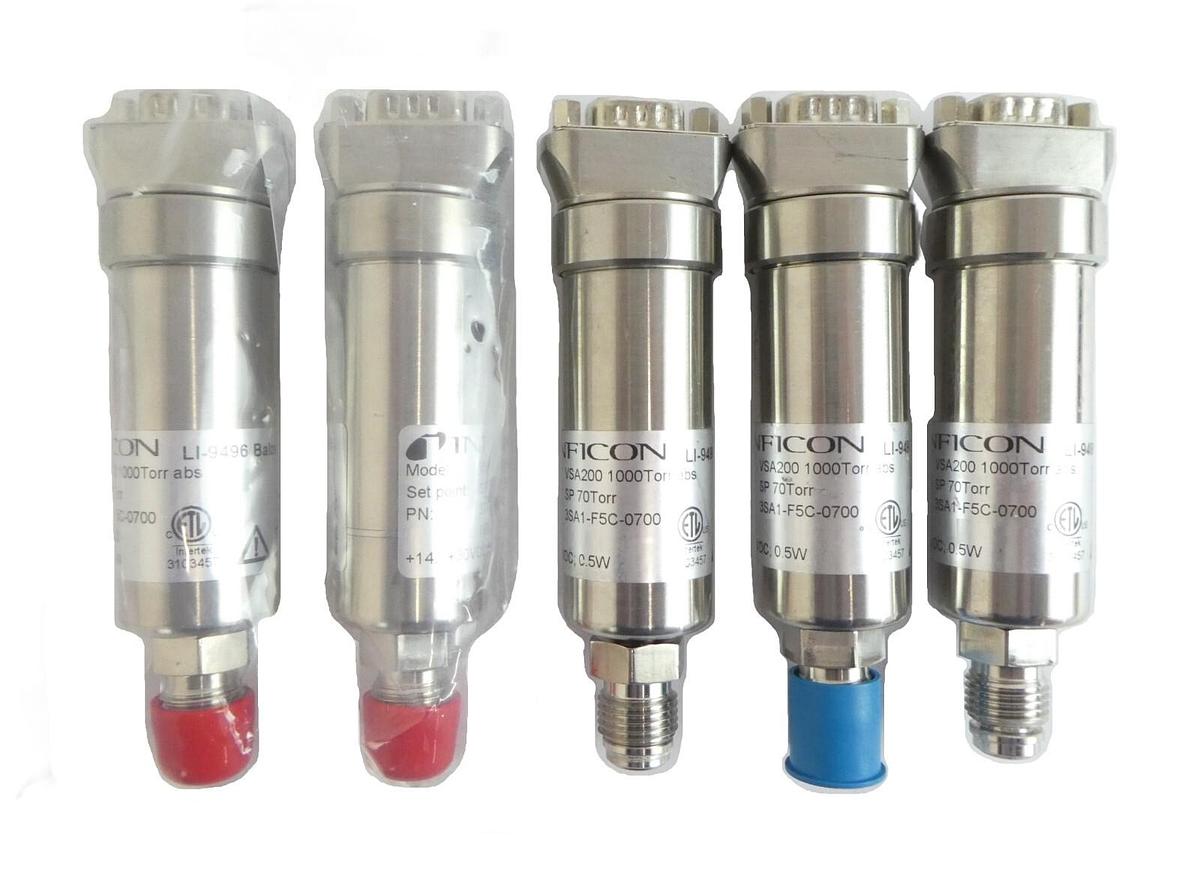 Used Inficon 3SA1-F5C-0700 Absolute Vacuum Switch VSA200 Reseller Lot of 5 Working