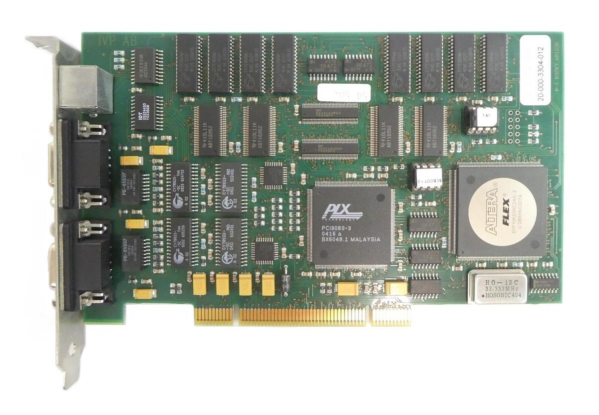 Used IVP AB 20-000-3304-012 Data Acquisition PCB Card Working Surplus