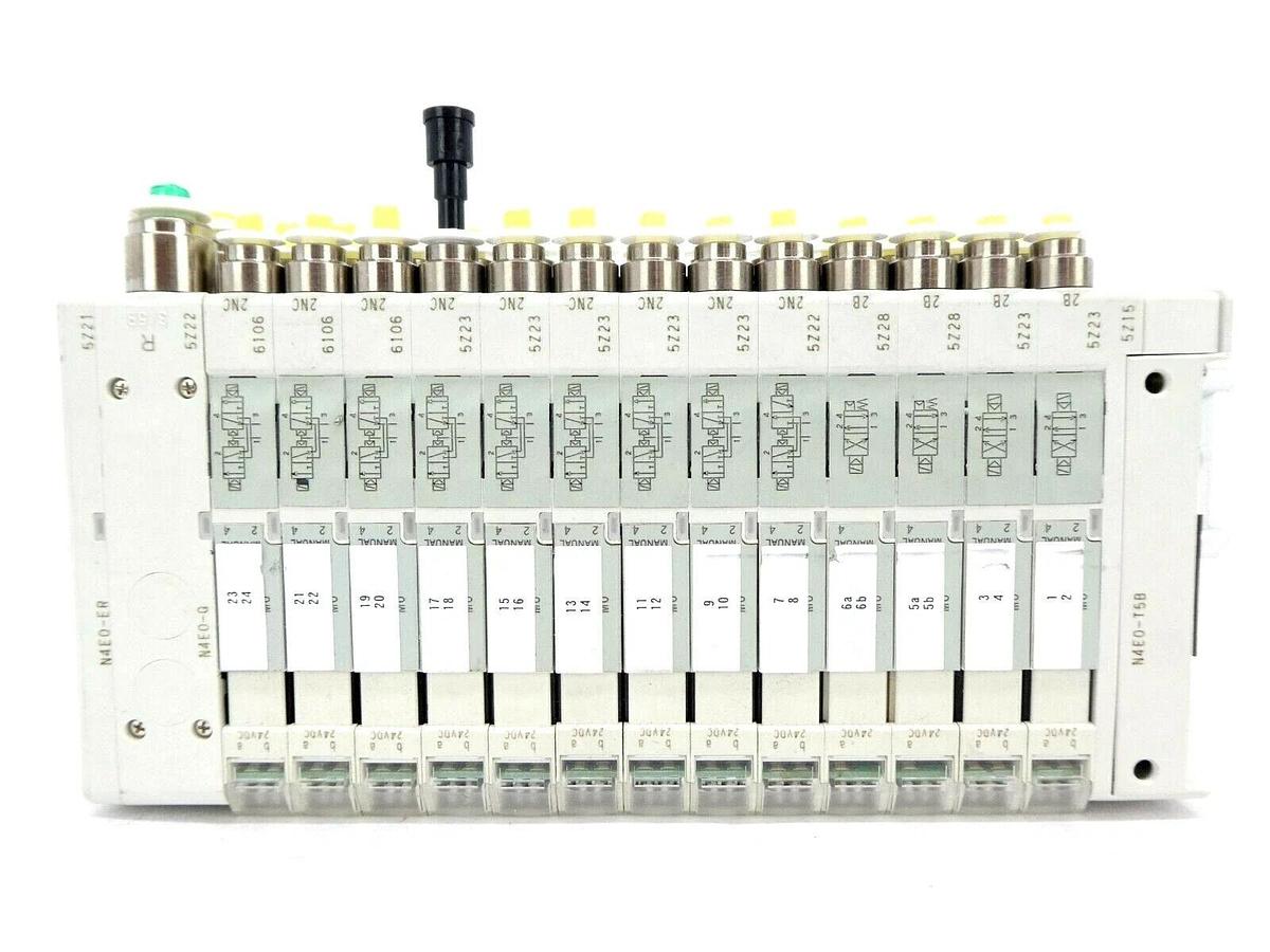 Used CKD N4E0 13-Port Pneumatic Manifold N4EO20 N4E010 N3E0660 TEL Lithius Working