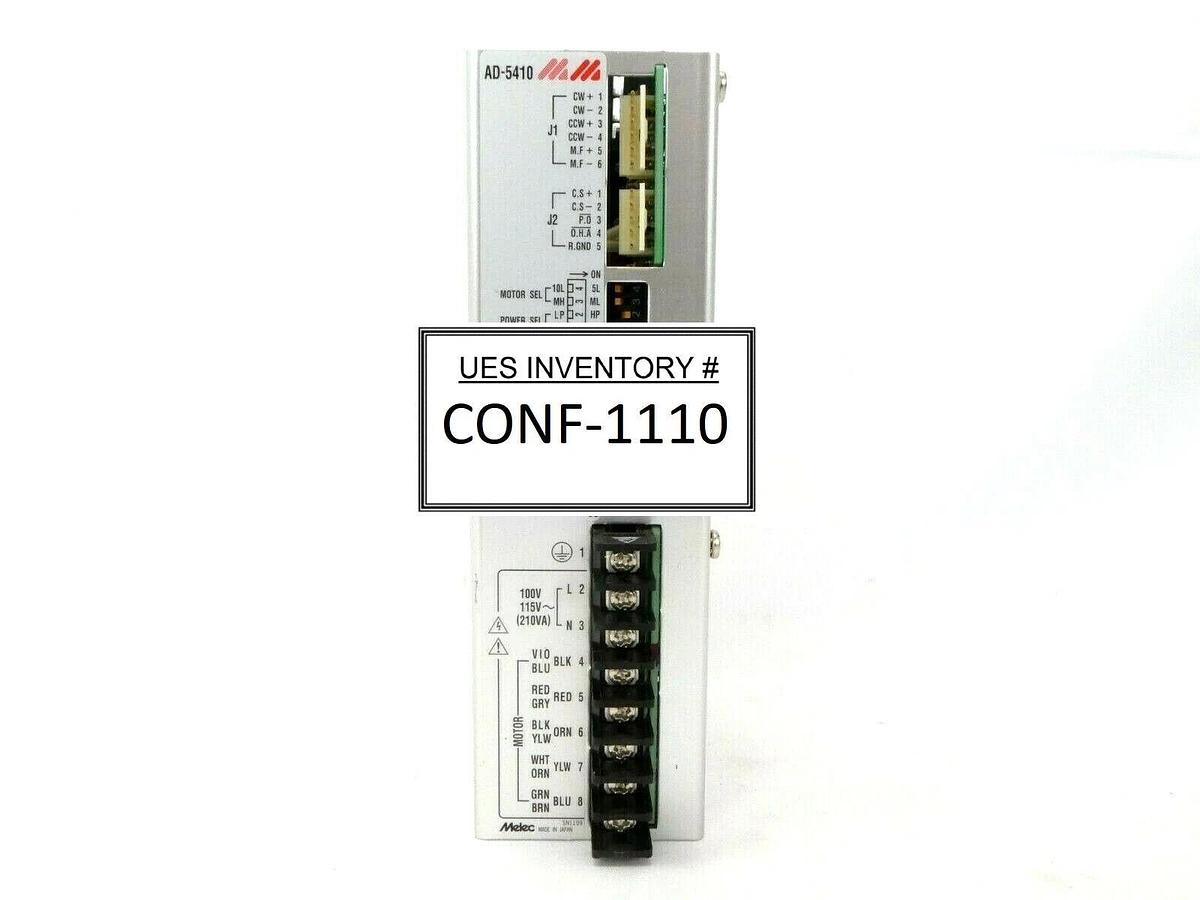 Used Melec AD-5410 5-Phase Stepping Driver JEOL JWS-7555S Working Spare