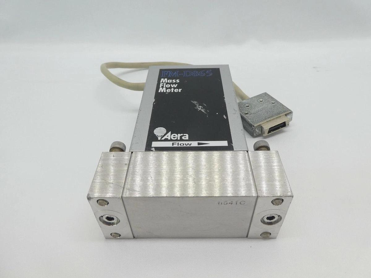 Used Aera TC FM-D865Y-BF Mass Flow Meter MFC FM-D865 200 SCCM SiH2Cl2 Working Spare