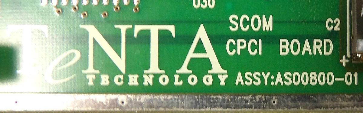 Used TeNTA Technology AS00800-01 CPCI Board PCB SCOM-0800 Working Surplus