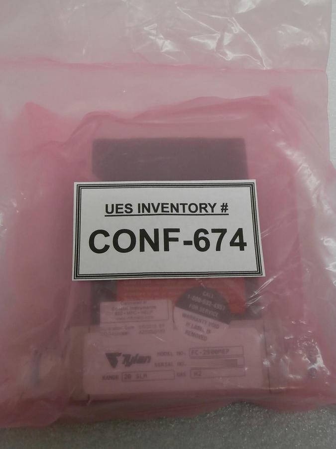Refurbished Tylan FC-2900MEP Mass Flow Controller MFC 2900 Series 20 SLM H2 Refurbished