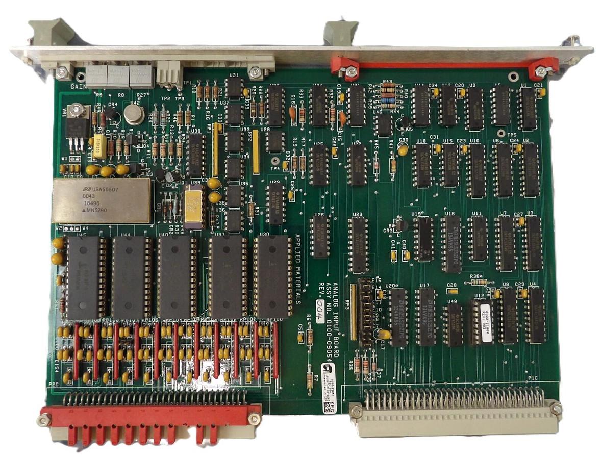 Used AMAT Applied Materials 0100-09054 Analog Input Board PCB Card Working Surplus