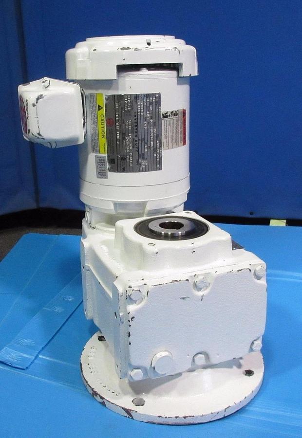 Used US Motors 6592A Motor & Gearbox Series 2000 .5 HP 3 PH 160 Ratio Used Working