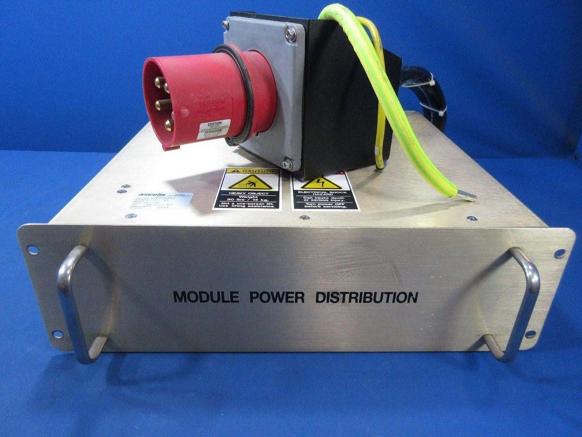 Used Axcelis 595731 Module Power Distribution 5125B6W Pin & Sleeve Inlet & Cable Used