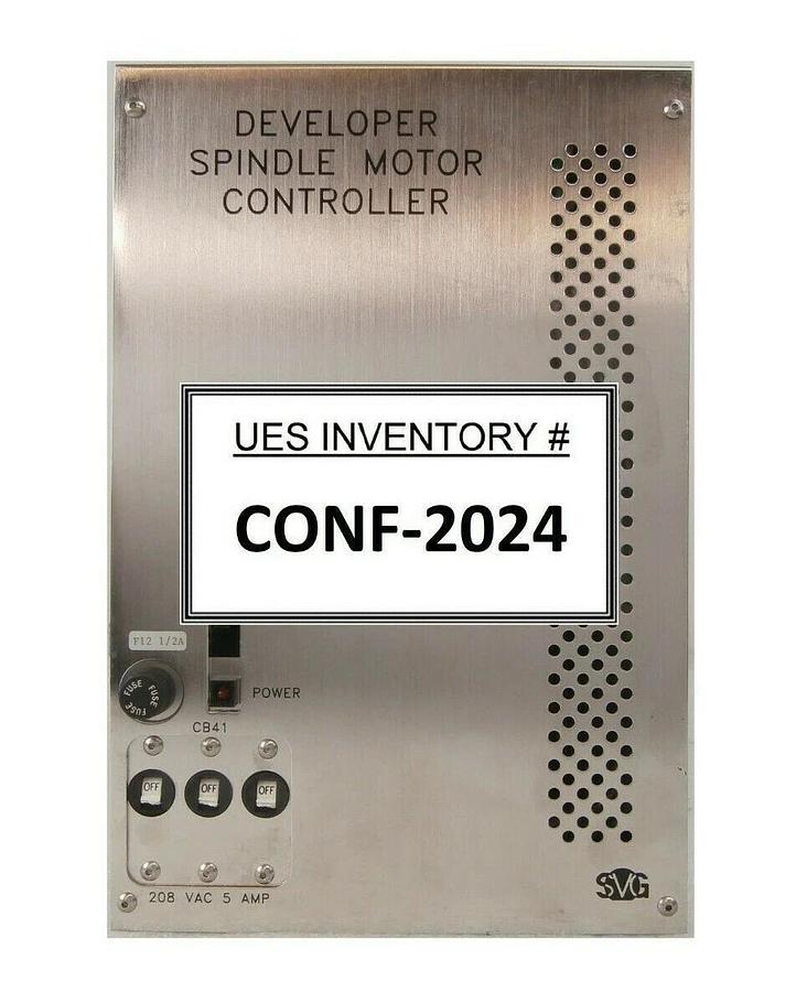 Used SVG Silicon Valley Group 99-38892-01 Developer Spindle Motor Controller Working
